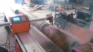 CNC plasma pipe cutting machine