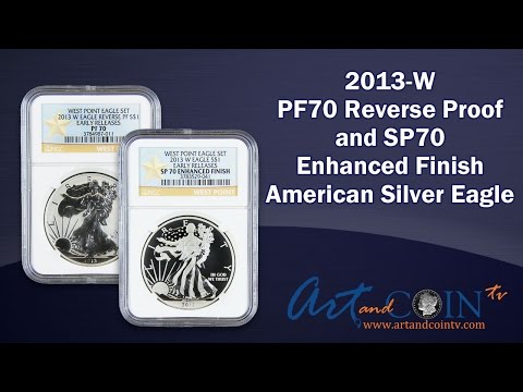 Set Of 2: 2013-W NGC PF70 Reverse Proof And SP70 Enhanced Mint State At Art And Coin TV