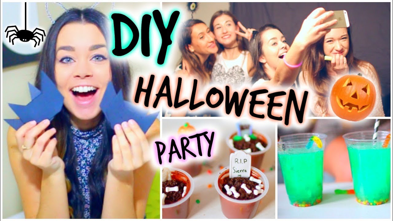 halloween party diy treats decor activities youtube