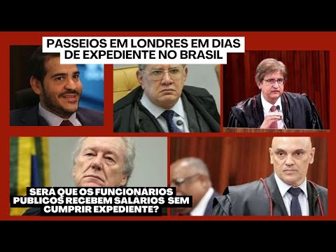 FUNCIONÁRIOS PÚBLICOS CURTEM LONDRES EM DIAS DE EXPEDIENTE NORMAL NO BRASIL