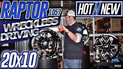 Hot n New Raptor Week: Reckless Driving 1057 20x10 Satin Black