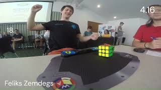 Top 100 Fastest Official 3x3 Rubik's Cube Solves! (2024)