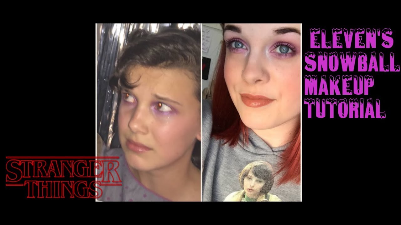 ELEVEN’S SNOWBALL MAKEUP STRANGER THINGS MAKEUP TUTORIAL YouTube