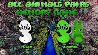 Matching pairs memory game: Animals screenshot 5