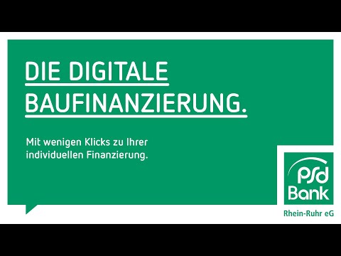 Digitale Baufinanzierung der PSD Bank Rhein-Ruhr