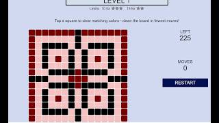 Pixly Level 1 Solved