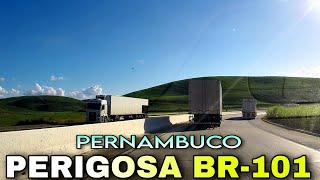 Duplicada e perigosa BR-101 em Pernambuco.