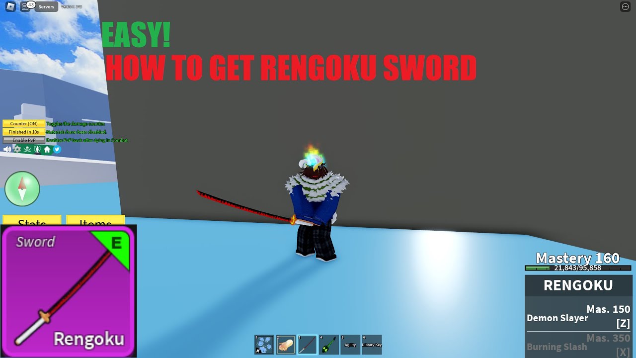 I Unlocked DEMON SLAYER Sword RENGOKU… (Roblox Blox Fruits) 