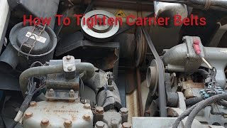 How To Tighten Carrier Belts