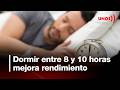 Dormir entre 8 y 10 horas fortalece músculos y mejora rendimiento en carreras deportivas