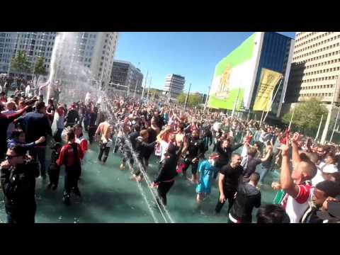 Feyenoord kampioen: Feest op het Hofplein in Rotterdam!