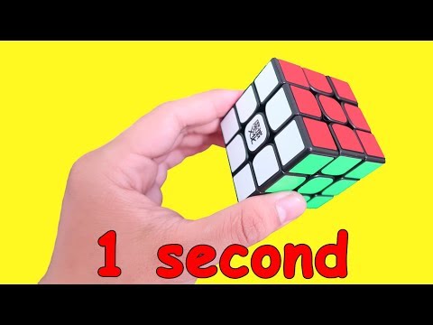 Hoe Rubik Cube in 1 seconde op te lossen