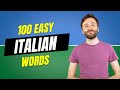 100 easy italian words for beginners  italian lesson