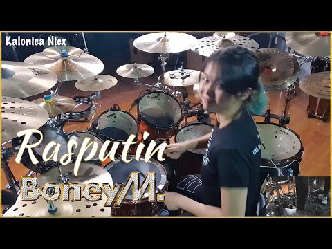 Boney M - Rasputin [ cover ] Drum u0026 Bongo by Kalonica Nicx