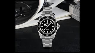 San Martin Vintage Snowflake Diver Watch SN006-G2