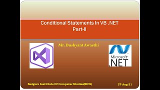 Conditional Statements In VB  NET Part II