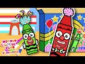 Crayon Finger Family | Mother Goose Club Nursery Rhyme Cartoons