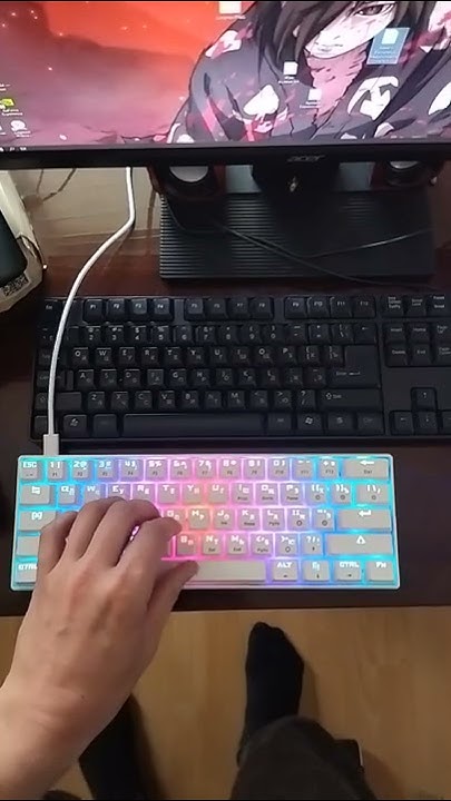 Механическая DEXP TANTO RGB White Игровая клавиатура 60% Outemu Red ...