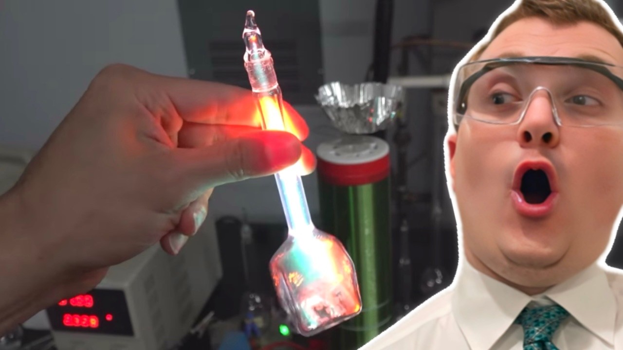 Historical Discovery of Plasma Light Generation