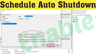 how to schedule auto shutdown in windows 11/10/8