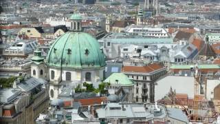 Wiedeń 15.05.2016 panorama z Katedry Św.Szczepana Austria Ratusz Hofburg