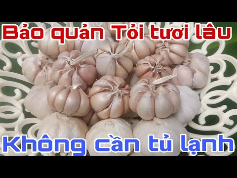 Video: 5 Cách Bảo Quản Tỏi Hiệu Quả