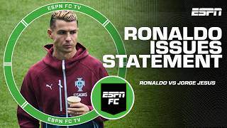 ‘HE’S HOLDING PORTUGAL BACK!’ 😳🇵🇹 Ronaldo REPLIES to Jorge Jesus 👀 | ESPN FC