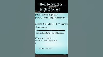 Singleton Pattern in Java Explained in 30 Secs!