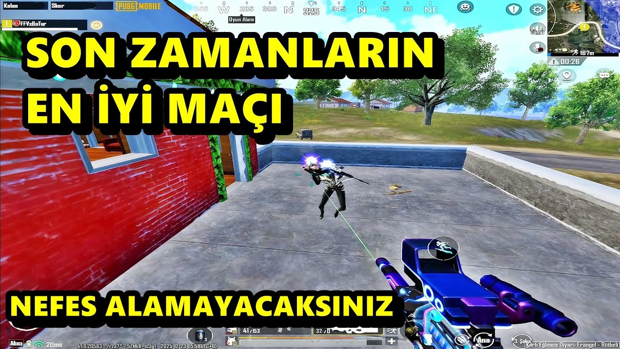 SON ZAMANLARIN EN İYİ MAÇI ! NEFES ALAMAYACAKSINIZ BATUR GAME SOLO SQUAD PUBG MOBİLE