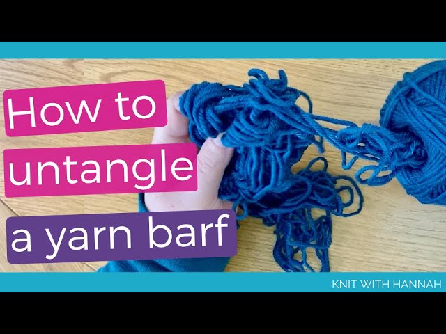 How To Wind Leftover Yarn With A Portable Ball Winder - Knit With Hannah