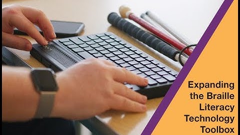 Expanding the Braille Literacy Technology Toolbox