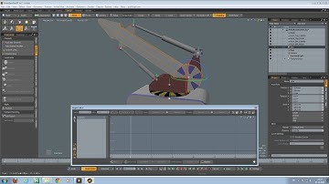 Luxology modo -  Animation Basics Part 04 - Robot Arm