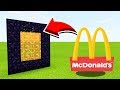 How to make a portal to the mcdonalds dimension in minecraft