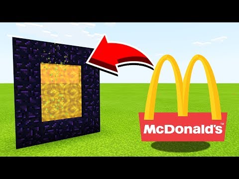 How To Make A Portal To The MCDONALDS Dimension In Minecraft