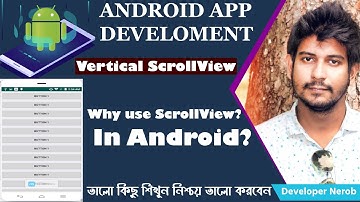 VerTical ScrollView In Android Studio (অ্যান্ডয়েড বাংলা)