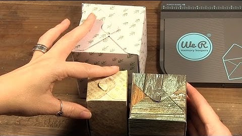 How to make Boxes using the WRMK 1-2-3 Punch Board