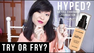 TRY OR FRY: LA Colors Truly Matte Foundation Review (Oily Combo NC20)