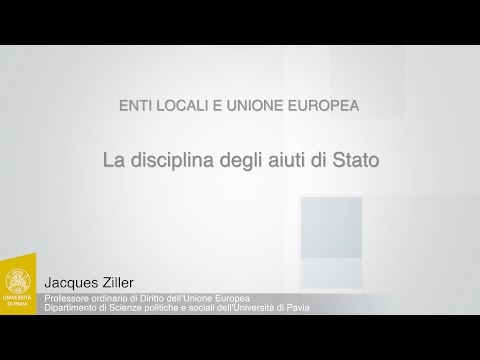 Ziller - 10 - La disciplina degli aiuti di Stato