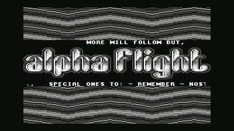 (AFL) Alpha Flight 1970 Intro 003 ! Commodore 64 (C64)