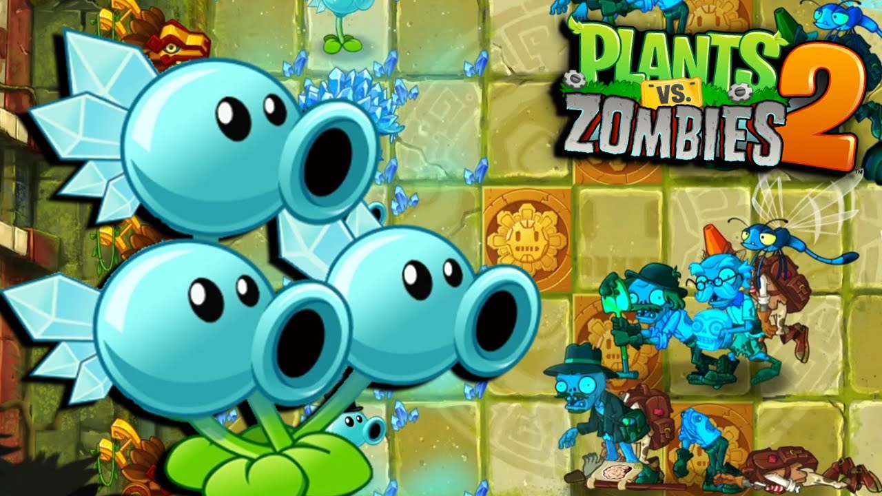 MIS PLANTAS FAVORITAS DE HIELO - Plantas vs Zombies 2 - YouTube