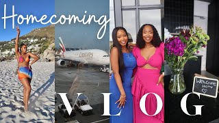 VLOG | My homecoming 🇿🇦 Sistercation in CPT & Luncheons in SA #roadto25k #vlog #homecoming2023