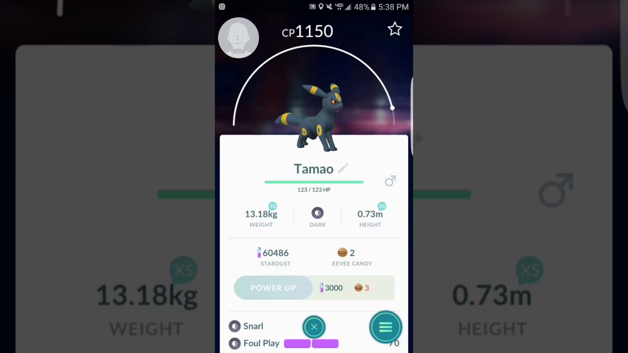 OMG how to get umbreon in pokemon go (in description)