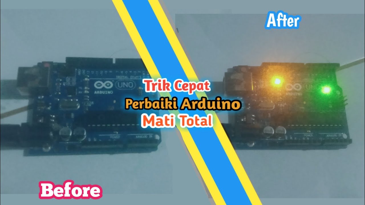 Cara Perbaiki Arduino UNO Rusak || Ic Reg Hangus ||Aditya Electronics