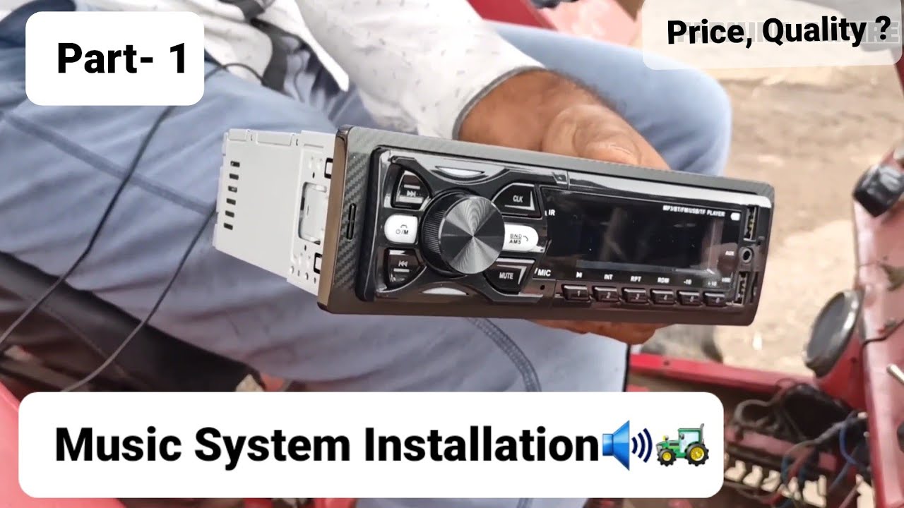 Tractor Music System Installation Farming Empire Tractor Music