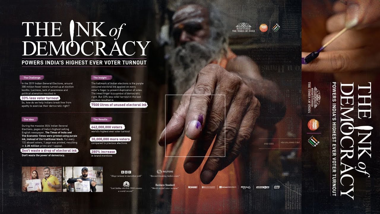 The Times Of India - Ink Of Democracy (Case Study) | Campaign