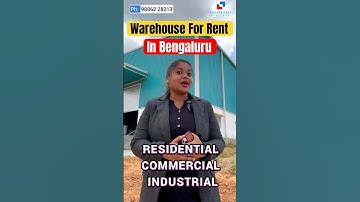 Warehouse for Rent in Dabaspet Industrial Area | 40ft Height | Power + Crane + Water Facility