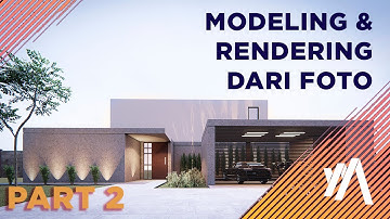 Modeling dan Render Rumah dari Foto part 2 (Lumion) || Sketchup & Lumion