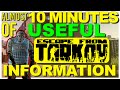 Almost 10 minutes of UseFUL Information about Escape from Tarkov