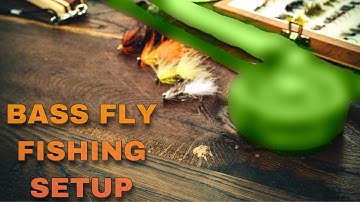 My Lake Bass Fly Fishing Rod Reel and Rig Setup 2020 | Fly Fishing Gear for Bass