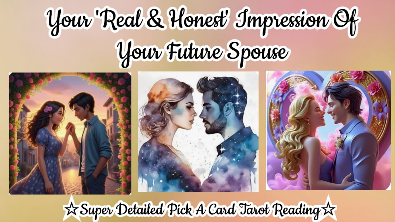 🤩💗Ваше «настоящее и честное» впечатление о вашем будущем супруге😍💕☆Суперподробное гадание на карт...